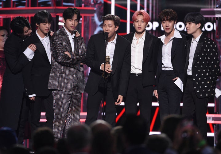 The K-pop group BTS was nominated for MTV Video Music Awards in four categories, including the new "Best K-pop."