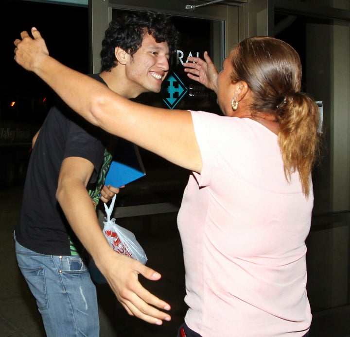 Galicia, 18, was born in the U.S. He was released Tuesday from federal immigration custody after wrongfully being detained fo