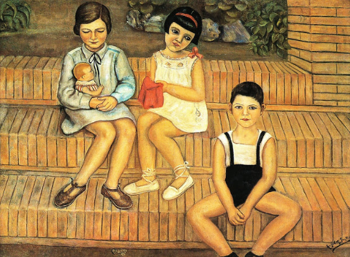 <em>'Niños en el jardín', de Ángeles Santos Torroella.</em>
