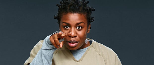 Crazy Eyes Suzanne, "la folle dingue" de "Orange is the new black"