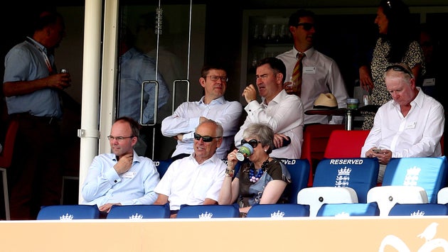 Theresa May Spotted Being Super-Over Politics As She Relaxes At Lords During Boris Johnsons First Commons Speech