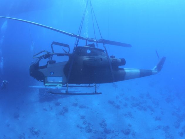 Αποκαλύφθηκε το υποβρύχιο μουσείο στρατιωτικών οχημάτων της