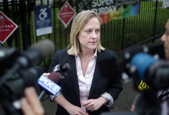 Queens Borough President Melinda Katz, who had the backing of the party establishment and big business, kept her lead in the