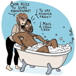 Contre les violences éducatives ordinaires, elle dessine des adultes à la place des