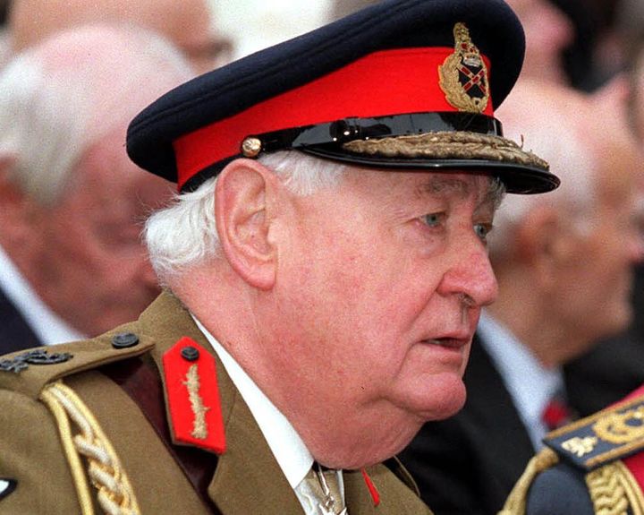 Field Marshall Lord Bramall pictured in 2000.