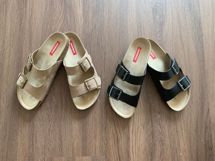 These UNIONBAY sandals look like Birkenstocks but are available on Amazon for a fraction of the price.&nbsp;