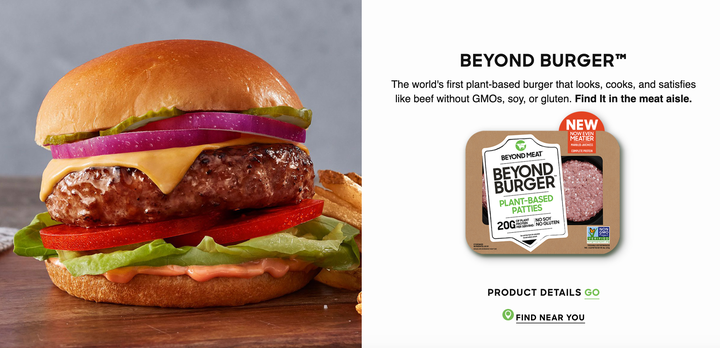 Empresa já investe em hambúrgueres, salsichas e carne moída "plant-based". 