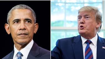 Image result for Trump calls for probe of Obama book deal