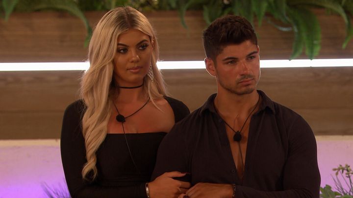 Belle and Anton were voted off Love Island on Sunday night
