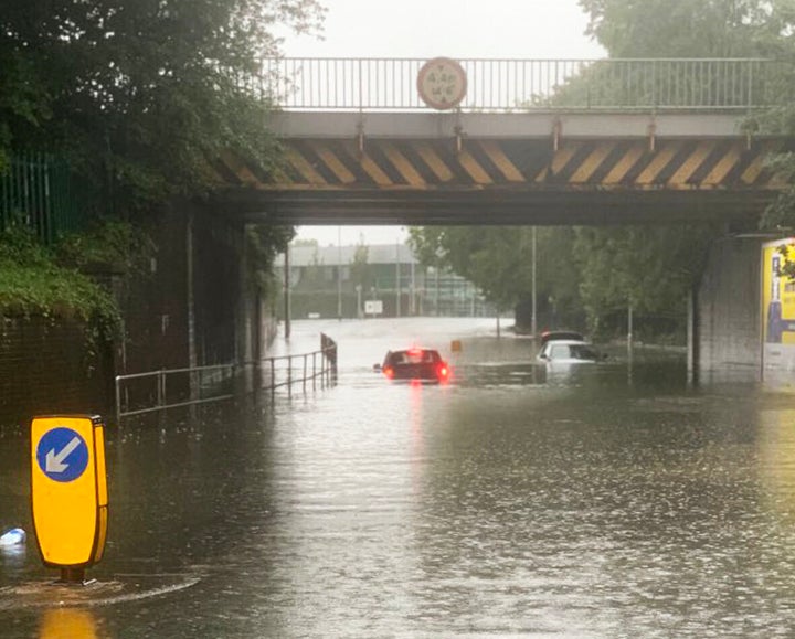 Forecasters said parts of the North West had seen 40mm to 50mm of rain in 24 hours.