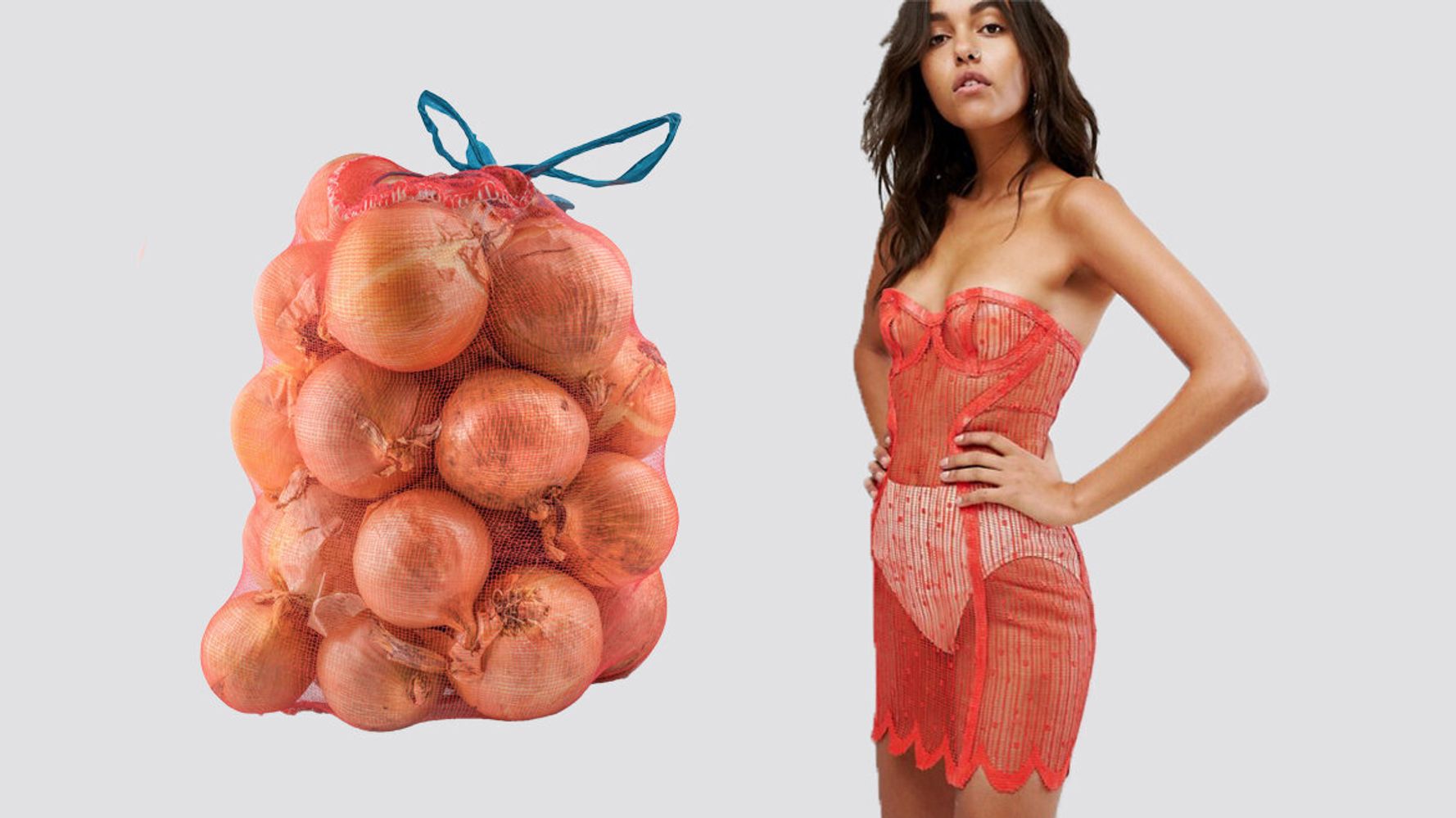 Asos sale onion dress