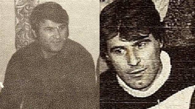 L'oncle d'Adis (à gauche) et son papa (à droite), tous deux assassinés par l'armée serbe.