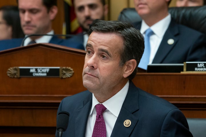 Rep. John Ratcliffe, R-Texas, a member of the House Intelligence Committee, questions former special counsel Robert Mueller as he testifies to the House Intelligence Committee about his investigation into Russian interference in the 2016 election.