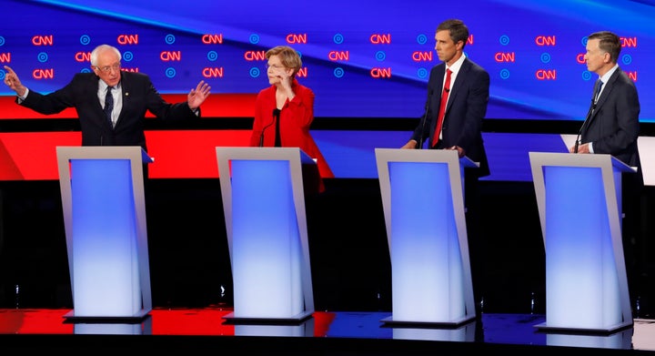 CNN’s moderators quickly set up clashes between Warren and Sanders and lower-tier moderates during Tuesday's Democratic presidential debate in Detroit.