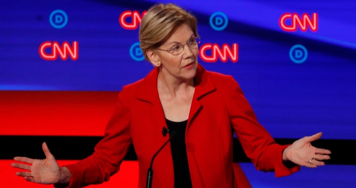 When responding to John Delaney in Tuesday night's debate, did Sen. Elizabeth Warren kill it?