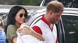 La prensa británica pone el foco por un detalle en esta foto de Meghan Markle y el príncipe