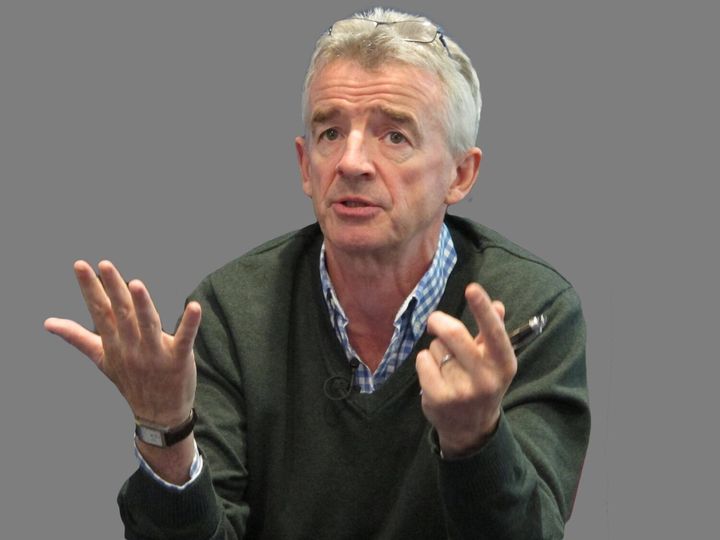Michael O'Leary's annual pay has been cut from €1m to €500,000