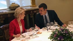 Sánchez recibe a Von der Leyen en Moncloa para hablar 