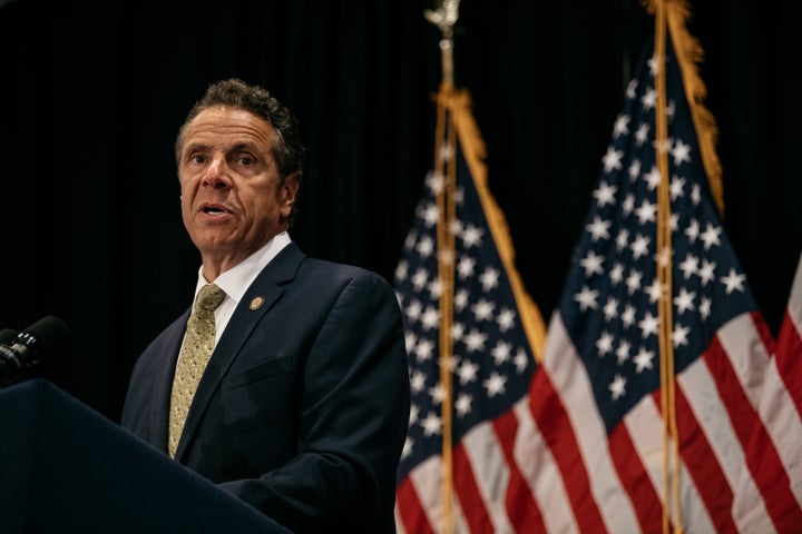 New York Gov. Andrew Cuomo (D) signed a measure Wednesday limiting schools' capacity to arm their staff.