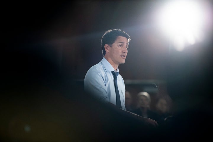 Prime Minister Justin Trudeau speaks to Liberal Party candidates for the 2019 election in Ottawa on July 31, 2019.