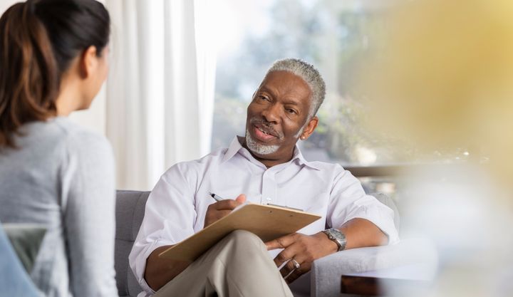 To prepare for your first appointment, make a list of any questions you may have for the therapist.