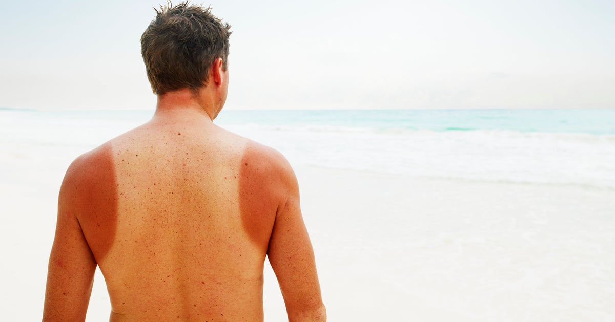 Загорелая спина