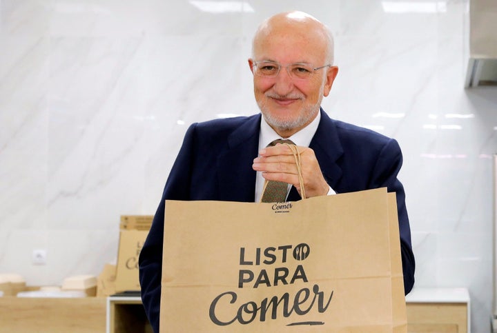 Juan Roig, presidente de Mercadona, presenta la sección Listos para comer.