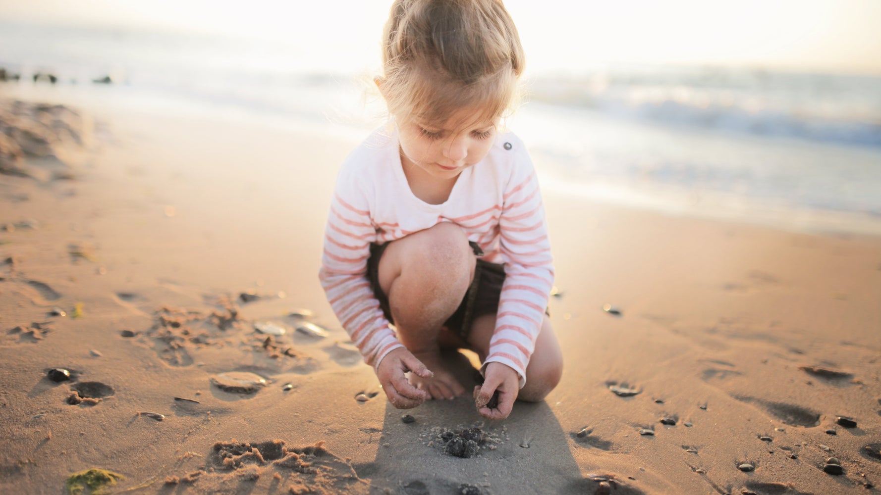 Resultado de imagen para Coleccionar conchas y piedras
