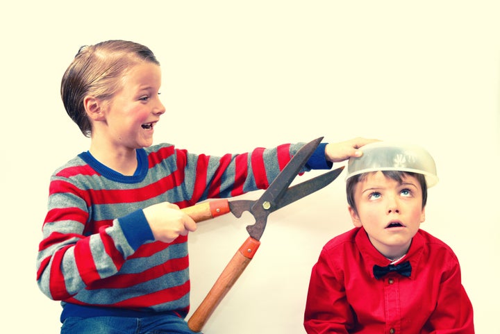 The bowl cut got its name in the Middle Ages, when the style was achieved by placing a bowl on the head and then cutting the hair under the rim.