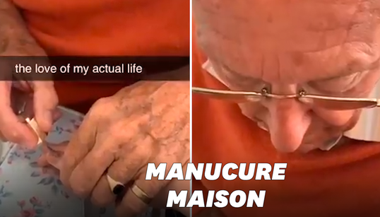 Ce grand-père sait comment remonter le moral de sa petite-fille après son