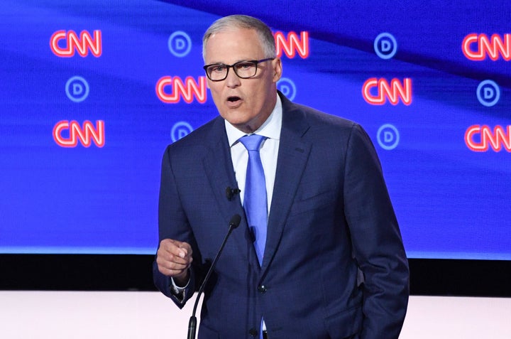 Washington Gov. Jay Inslee has been clear that his Democratic presidential campaign is focused on the climate crisis.