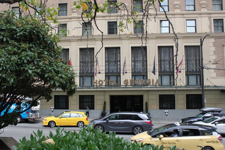 The historic Rosewood Hotel Georgia in downtown Vancouver.