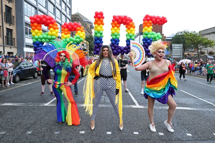 Belfast Pride celebrations.