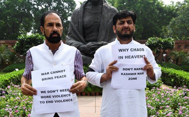 Article 370 Scrapped: PDP Lawmaker Tears Copy Of Constitution, His Own Clothes In