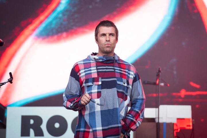 Liam Gallagher at Glastonbury back in June