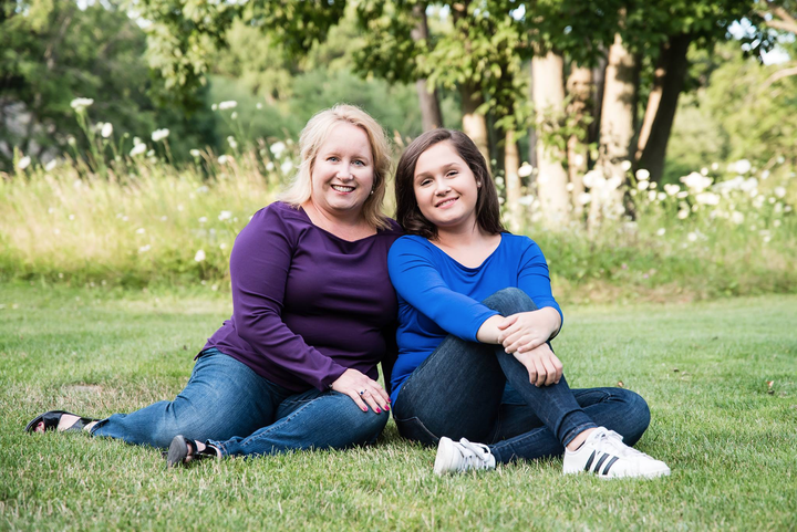 Jeanne Talbot with her daughter, Nicole, in August 2018.