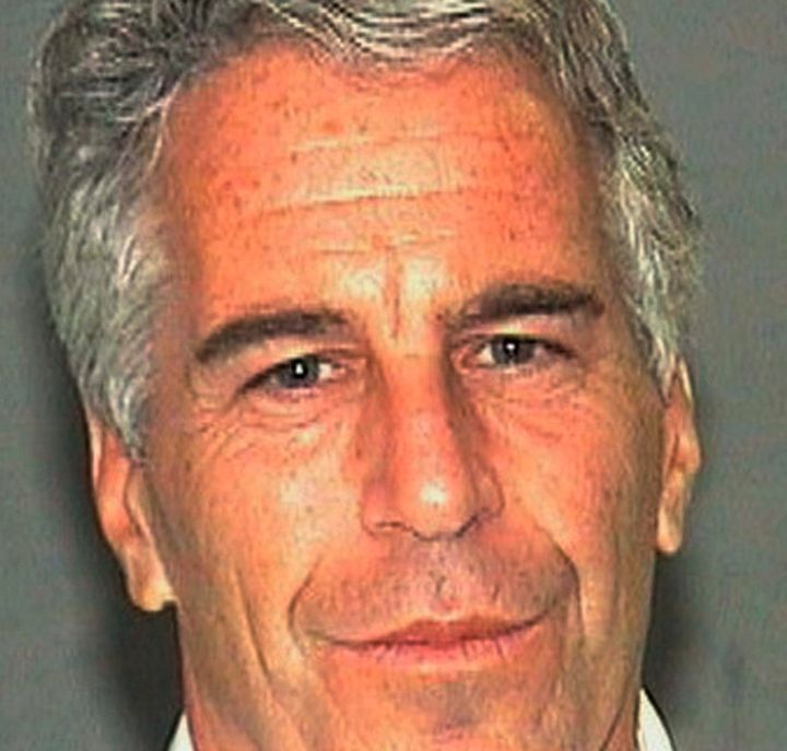 Jeffrey Epstein is seen in his 2016 arrest photo by the Palm Beach, Fla., Sheriff's Office. The wealthy financier and convicted sex offender was arrested last month in New York on separate sex trafficking charges. 