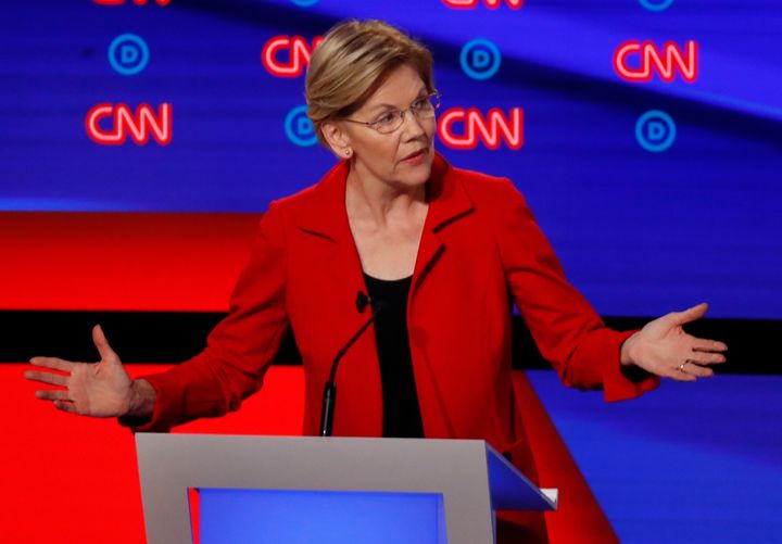 The question is whether Sen. Elizabeth Warren's good debate reviews will help her in the Democratic primary horse race.