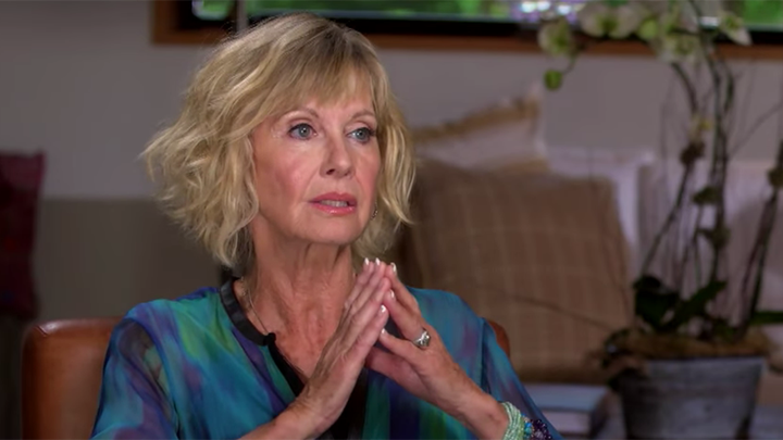 Olivia Newton-John was interviewed on Australian TV about her cancer