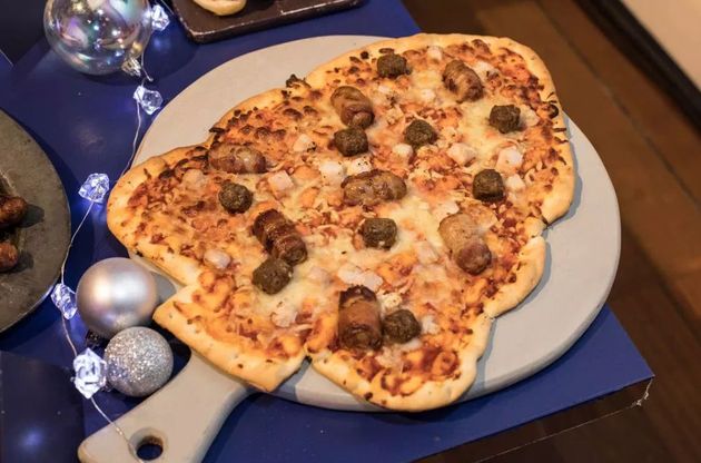 Asda Reveals Its Christmas Menu, Including Tree-Shaped Pizza And Elf Ice Cream