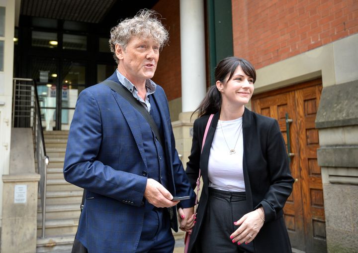 Jordon was supported in court by his fiancée and co-star Laura Norton