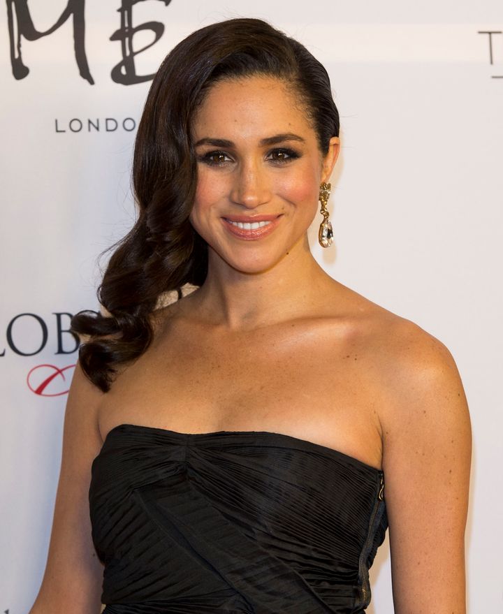 Meghan Markle at the London Global Gift Gala at ME Hotel on November 19, 2013, long before she was a royal.