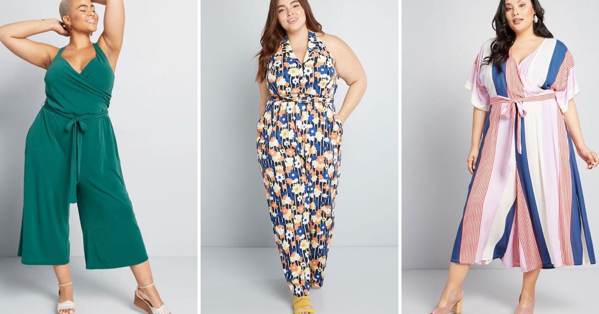 15 Dressy Plus-Size Wedding Guest Jumpsuits For Summer Weddings ...