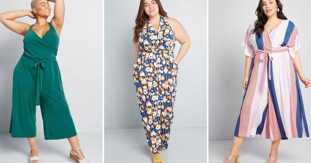 Plus size jumpsuit wedding guest clearance