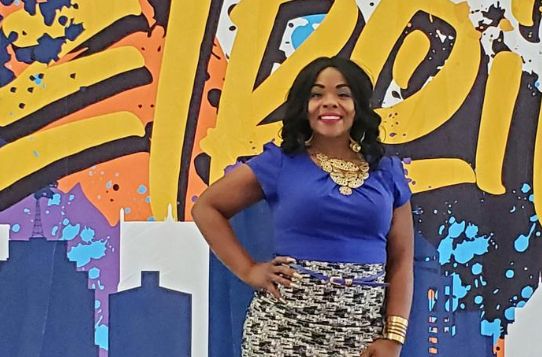 Christina Laster is photographed at the NAACP's 2019 national convention in Detroit.