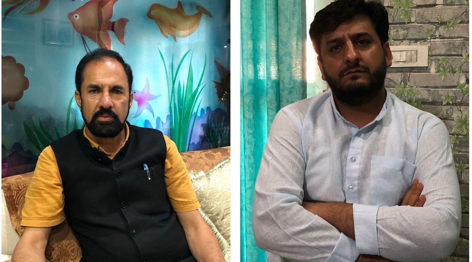 (From left) Nazir Ahmad Laway and Mir Mohammad Fayaz at their official residences in New Delhi. The Rajya Sabha MPs from the People’s Democratic Party are distraught at the implications of revocation of special status on pro-India politics in Kashmir.