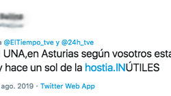 La mujer del Tiempo de TVE triunfa en Twitter con su impecable zasca a este