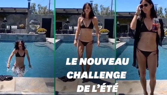 #CourteneyCoxChallenge: ce plongeon inversé est le nouveau défi de