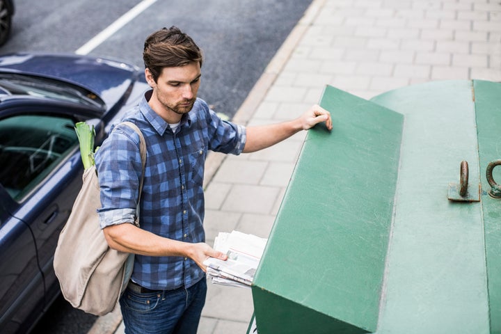 According to new research, many men fear they'll be seen as "feminine" if they engage in eco-friendly behaviour such as recycling or using reusable grocery bags.