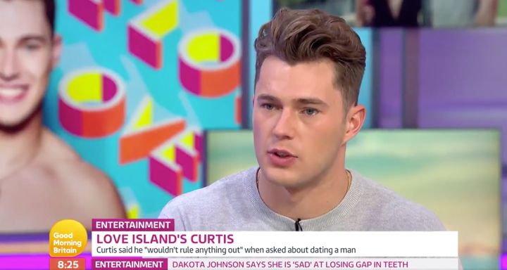Curtis Pritchard appeared on Good Morning Britain on Thursday